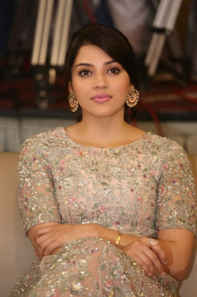 Actress Mehrene Kaur Pirzada At Chanakya Trailer Launch Photos