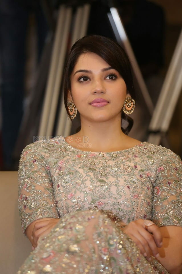 Actress Mehrene Kaur Pirzada At Chanakya Trailer Launch Photos