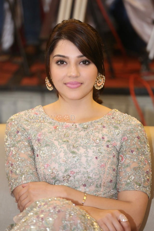Actress Mehrene Kaur Pirzada At Chanakya Trailer Launch Photos