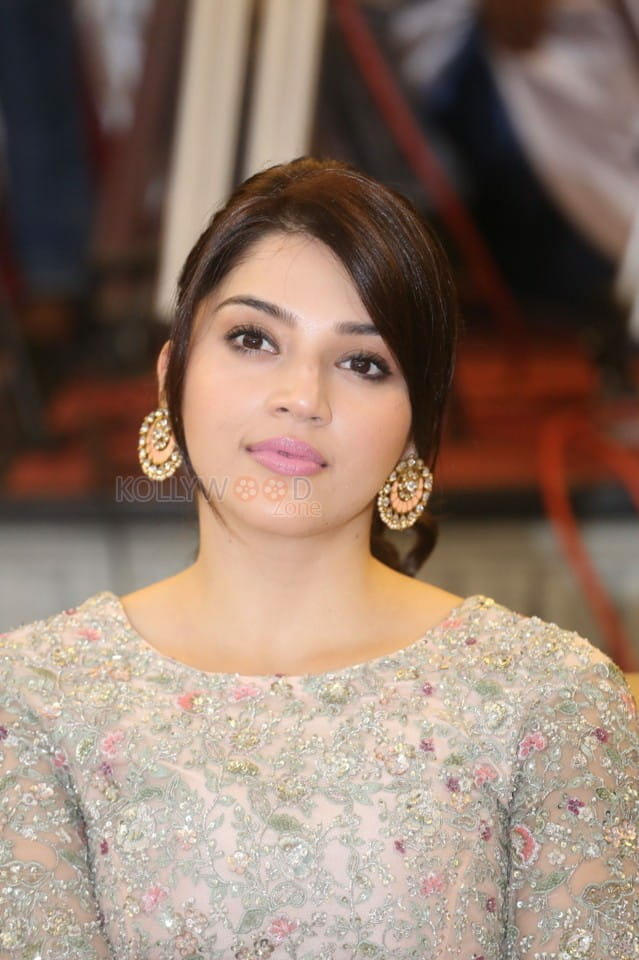 Actress Mehrene Kaur Pirzada At Chanakya Trailer Launch Photos