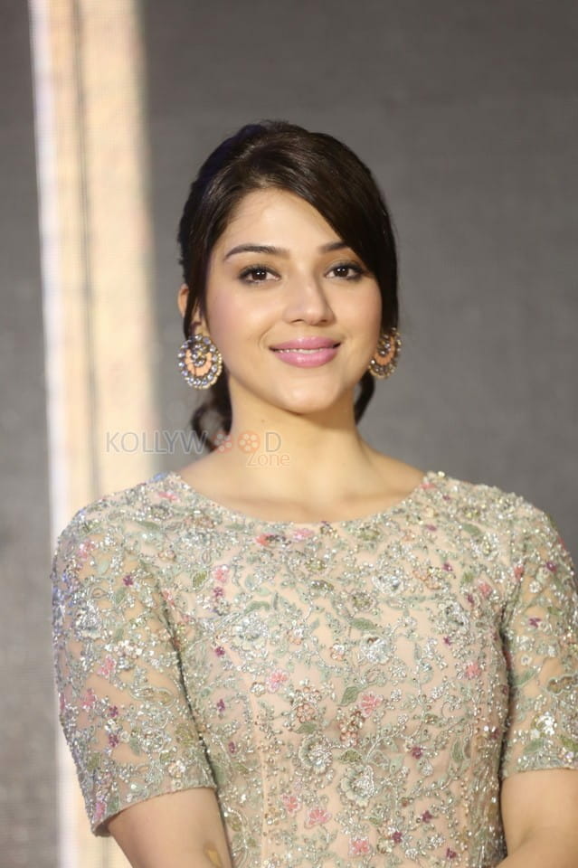 Actress Mehrene Kaur Pirzada At Chanakya Trailer Launch Photos
