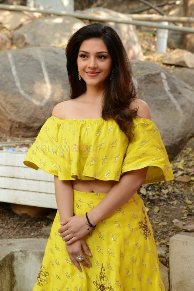 Actress Mehrene Kaur Pirzada At Vijay Devarakonda New Movie Launch Photos