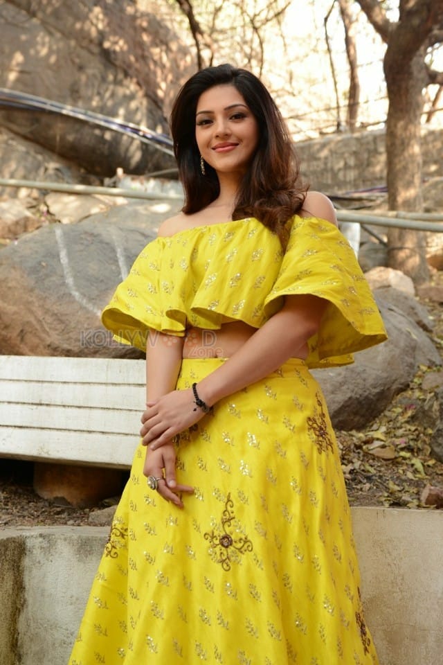 Actress Mehrene Kaur Pirzada At Vijay Devarakonda New Movie Launch Photos