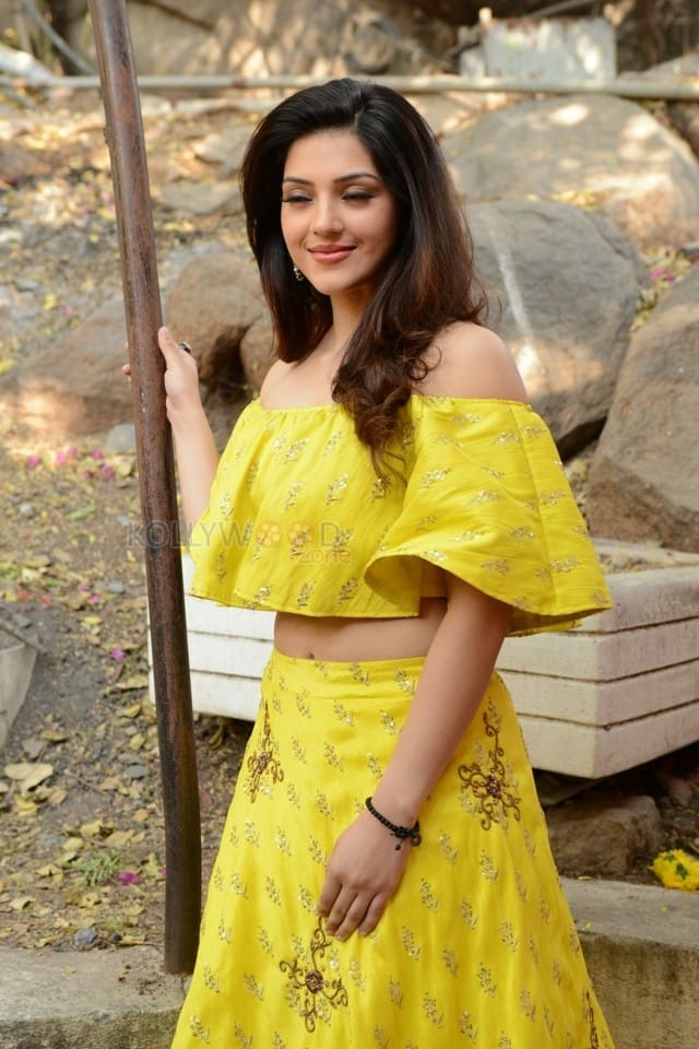 Actress Mehrene Kaur Pirzada At Vijay Devarakonda New Movie Launch Photos