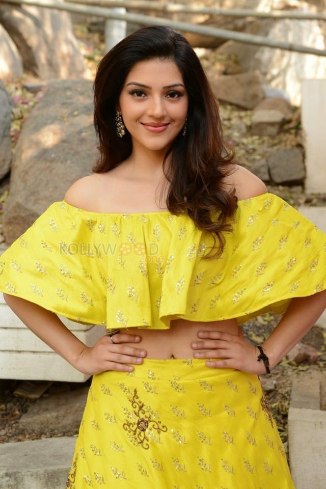 Actress Mehrene Kaur Pirzada At Vijay Devarakonda New Movie Launch Photos