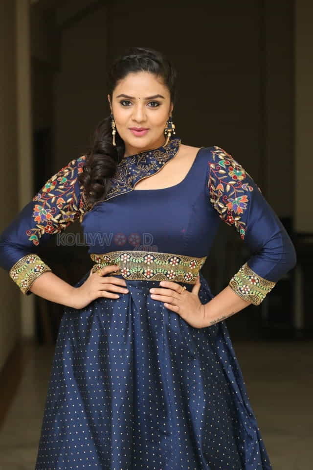 Actress Sreemukhi At Diksoochi Audio Launch Pictures