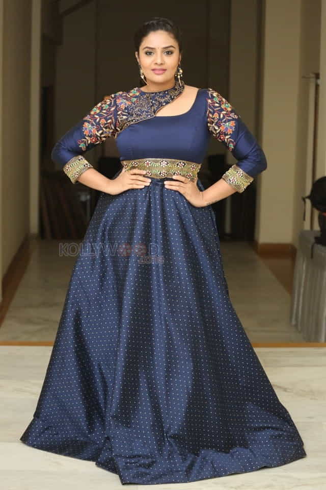 Actress Sreemukhi At Diksoochi Audio Launch Pictures