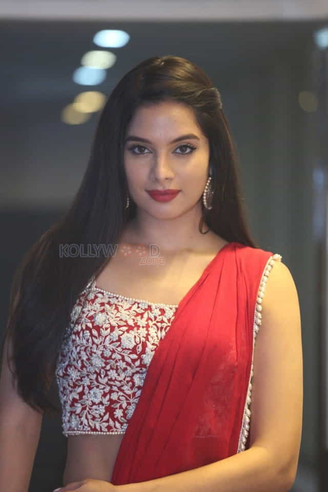 Actress Tanya Hope At Disco Raja Pre release Event Pictures