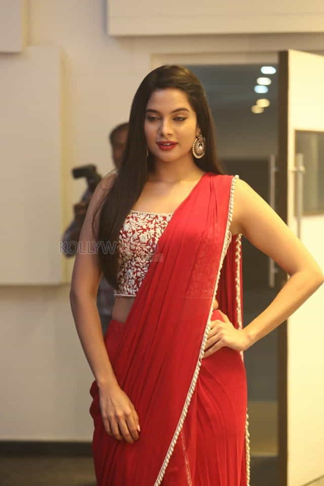 Actress Tanya Hope At Disco Raja Pre release Event Pictures