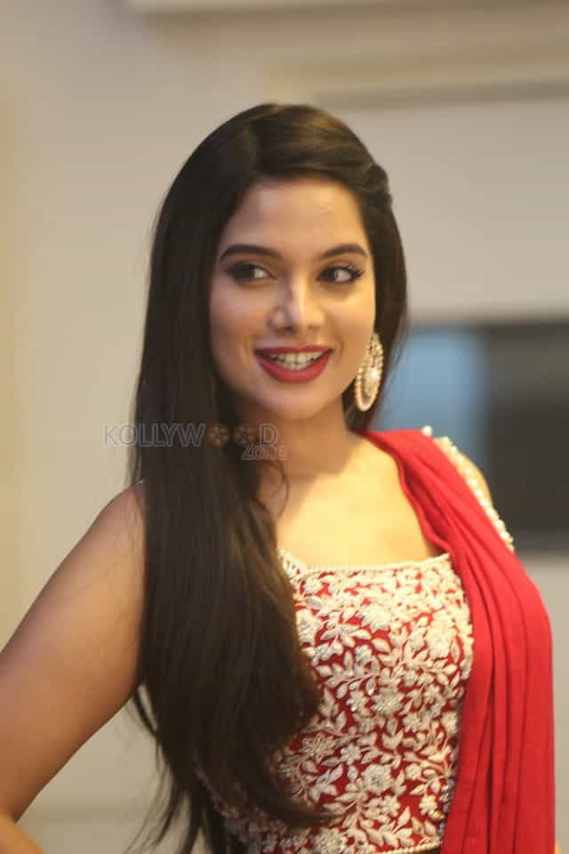 Actress Tanya Hope At Disco Raja Pre release Event Pictures