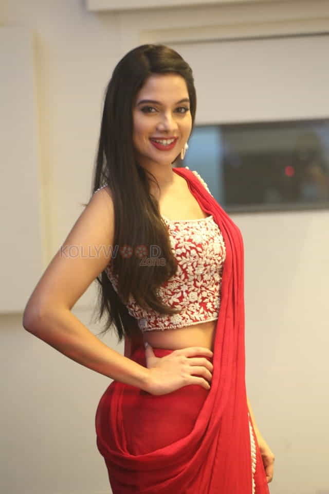 Actress Tanya Hope At Disco Raja Pre release Event Pictures