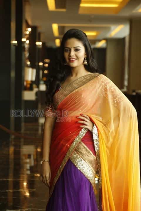 Beautiful Actress Sreemukhi Photoshoot Pictures