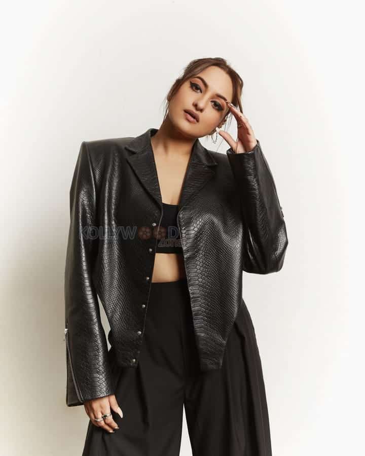 Bollywood Actress Sonakshi Sinha Leather Photos 02