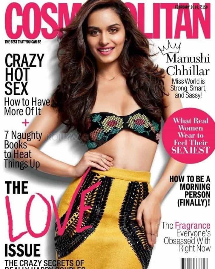 Miss World Manushi Chhillar Cosmopolitan Magazine Photoshoot Photos