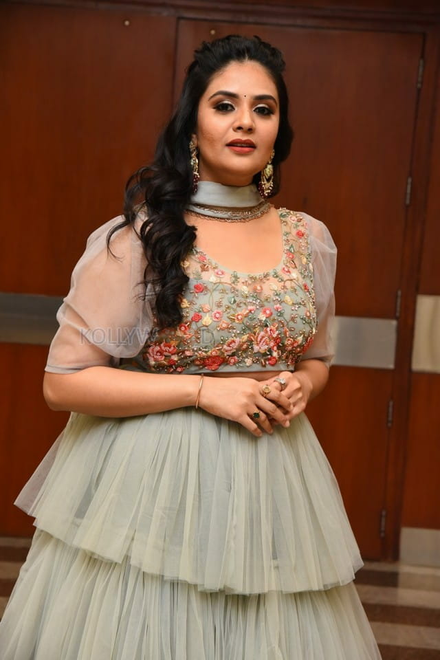 Tollywood Anchor Sreemukhi at Crazy Uncles Movie Pre Release Event Pictures