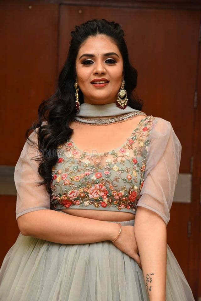 Tollywood Anchor Sreemukhi at Crazy Uncles Movie Pre Release Event Pictures