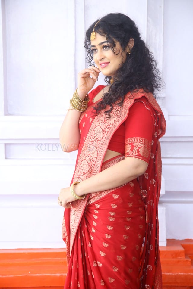 Actress Apsara Rani at New Movie Launch Photos 05