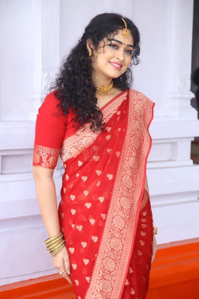 Actress Apsara Rani at New Movie Launch Photos 34