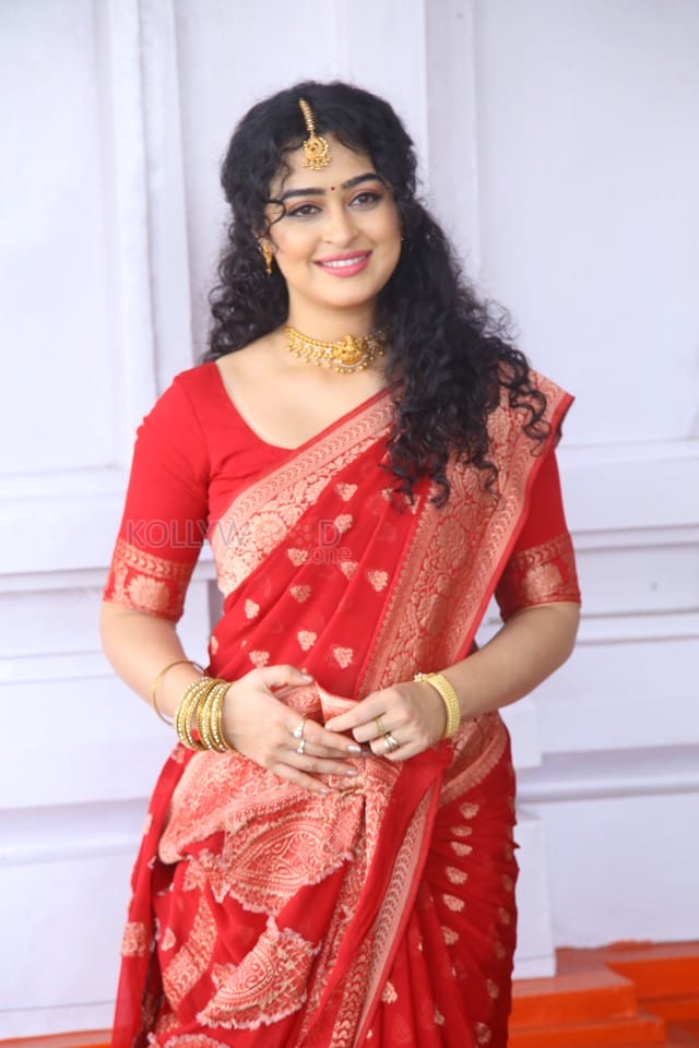 Actress Apsara Rani at New Movie Launch Photos 36