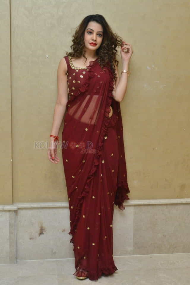 Actress Deeksha Panth At Operation Movie Pre Release Event Photos