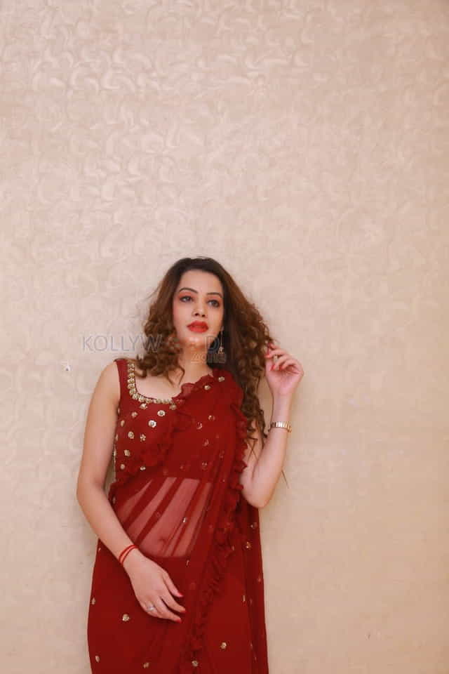 Actress Deeksha Panth At Operation Movie Pre Release Event Photos
