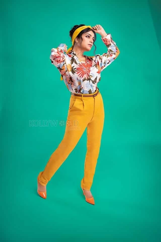 Actress Janani Iyer in a Retro Photoshoot Pictures 02