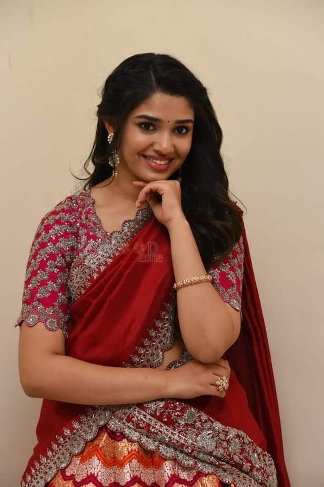 Actress Krithi Shetty at Shyam Singha Roy Movie Pre Release Event Pictures 06