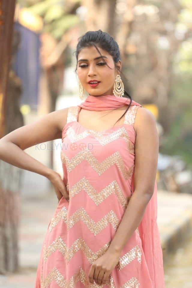 Actress Sanjana Choudhary At Bomma Adirindi Movie Press Meet Photos