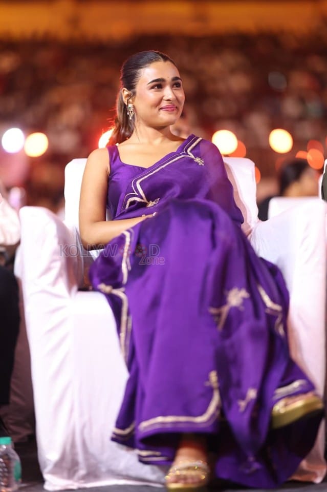 Actress Shalini Pandey at Idly Kadai Audio Launch