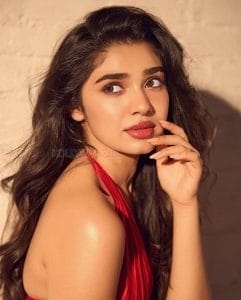 Beauty In Red Krithi Shetty Photos 02 (244220) | Kollywood Zone