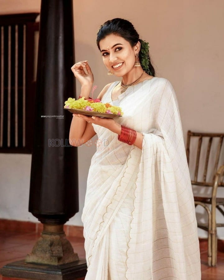 Malayalam Actress Anju Kurian Onam Photoshoot Pictures