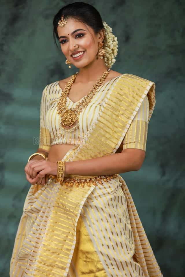 Malayalam Actress Anju Kurian Traditional Photoshoot Pictures 01