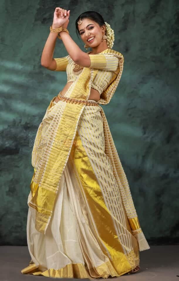 Malayalam Actress Anju Kurian Traditional Photoshoot Pictures 03