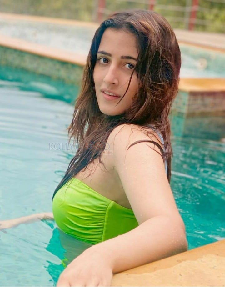 Nupur Sanon Swimming Pool Bikini Pictures