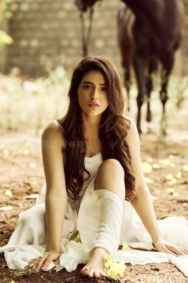 Tollywood Heroine Priyanka Jawalkar Latest Horse Photoshoot Pics