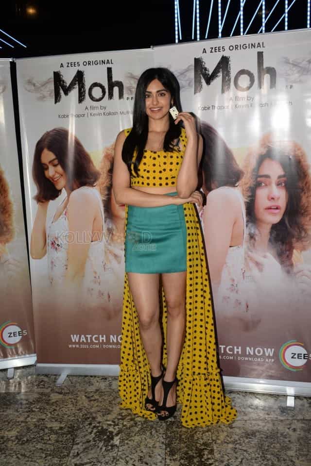 Actress Adah Sharma At Moh Promotions At Juhu Stills