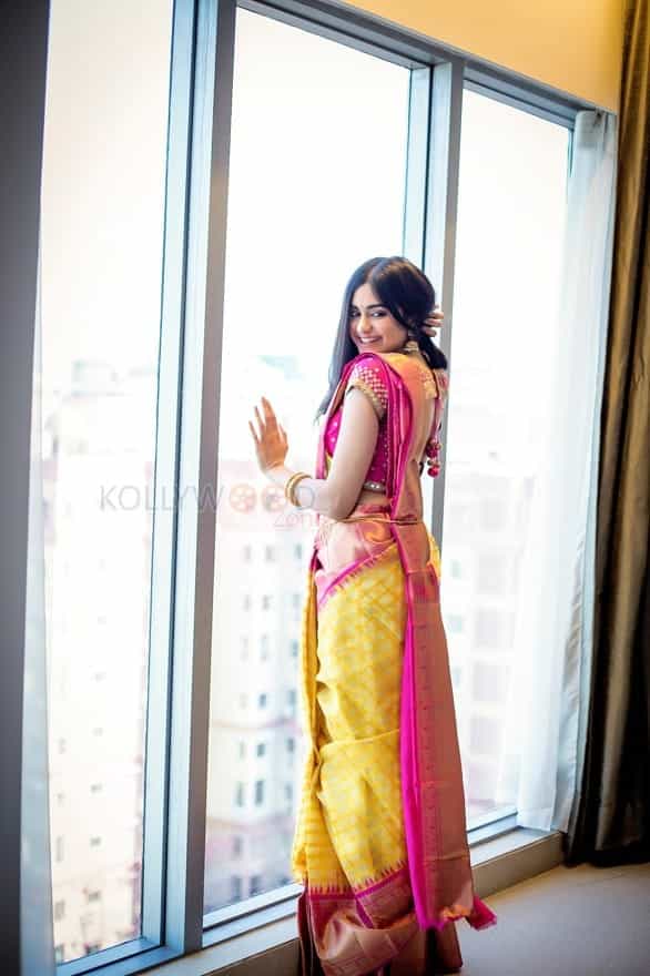 Actress Adah Sharma Saree Photoshoot Pictures