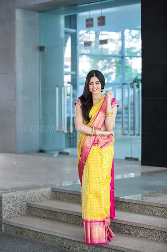 Actress Adah Sharma Saree Photoshoot Pictures