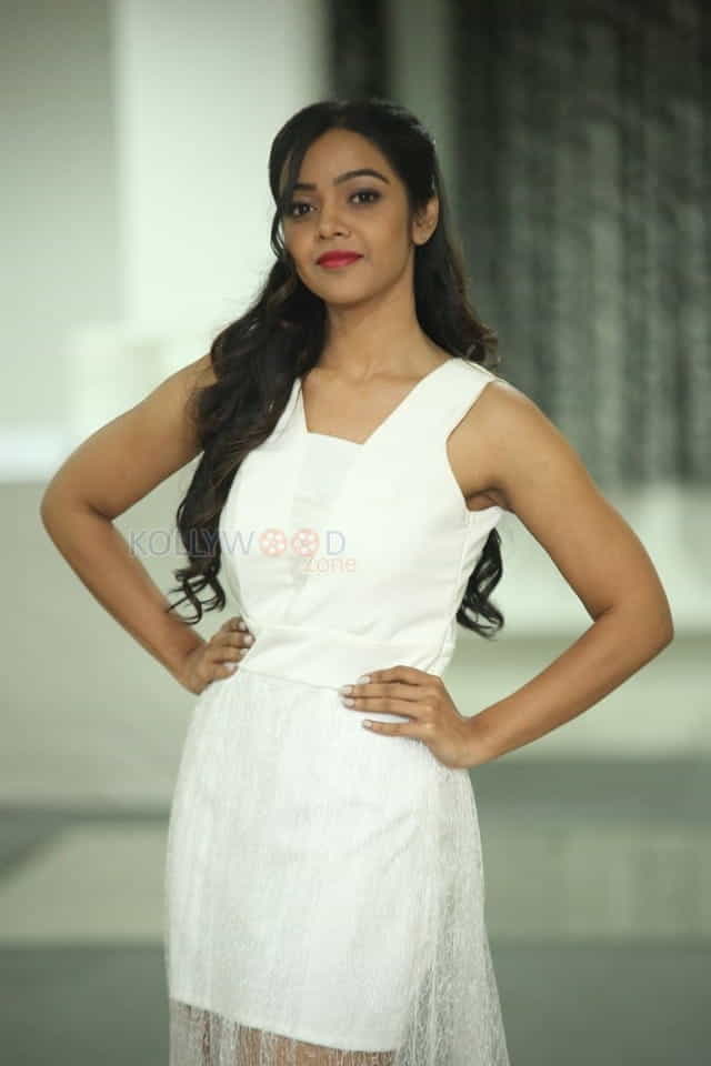 Actress Nithya Shetty At Santosham Awards Curtain Raiser Photos