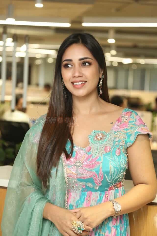 Actress Nivetha Pethuraj at Das Ka Dhamki Press Meet Pictures 13