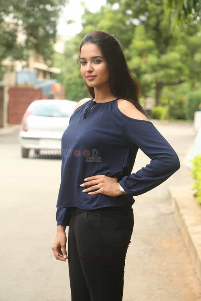 Actress Poojitha At Darshakudu Movie Press Meet Pictures