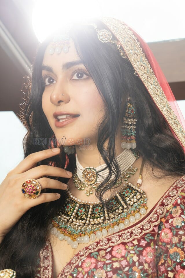 Adorable Adah Sharma in a Wedding Dress Photoshoot Pictures 03
