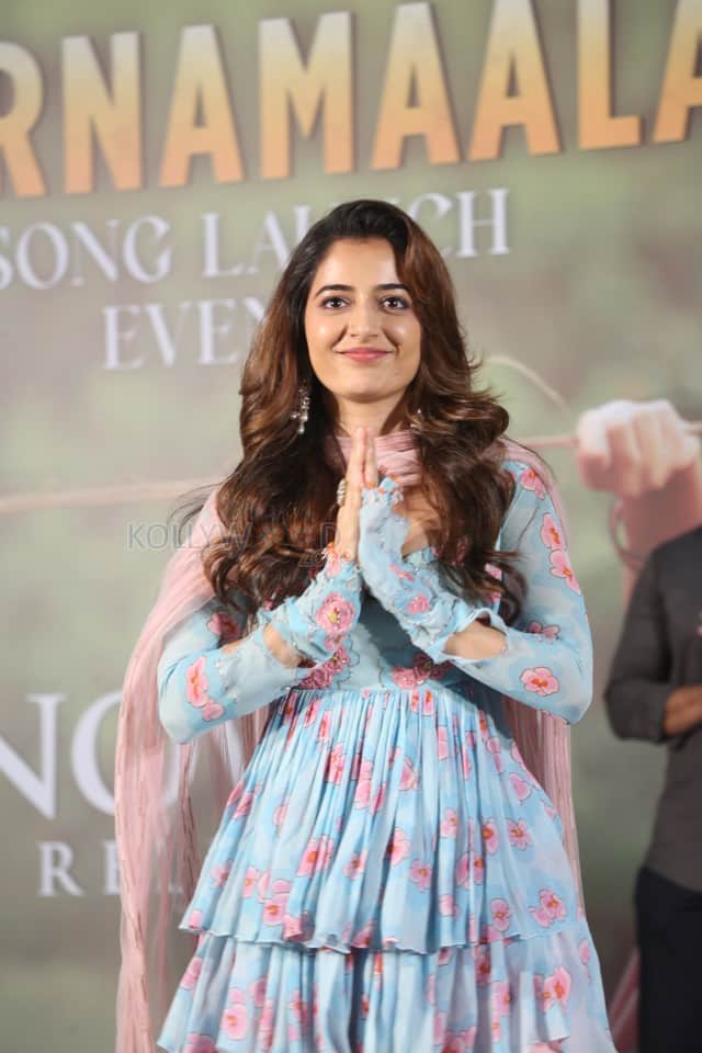Heroine Ashika Ranganath at Gatha Vaibhava Movie Press Meet Photos 19