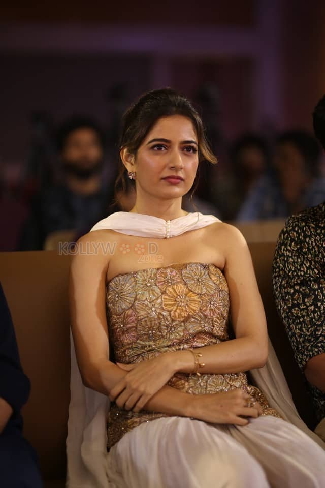 Heroine Ashika Ranganath at Gatha Vaibhavam Pre Release Event Photos 02