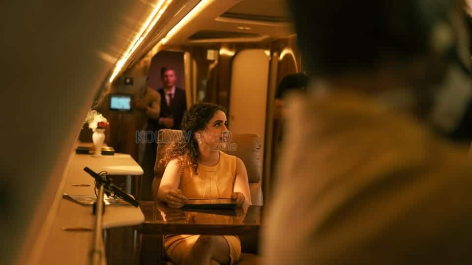 Sanya Malhotra Inside Cockpit Pictures 01