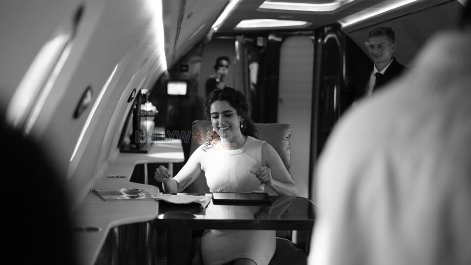 Sanya Malhotra Inside Cockpit Pictures 02