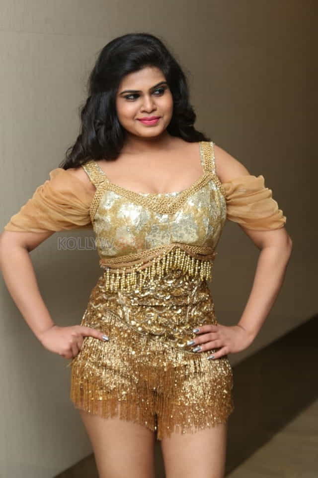 Actress Alekhya At Kgf Pre Release Event Function Photos 16