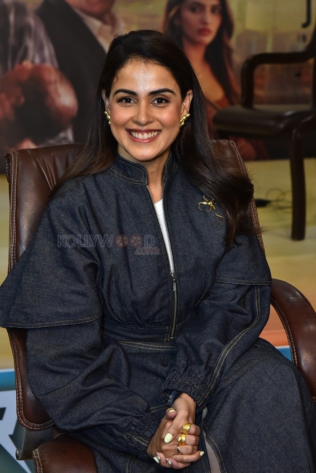 Actress Genelia at Junior Movie Interview Stills 07