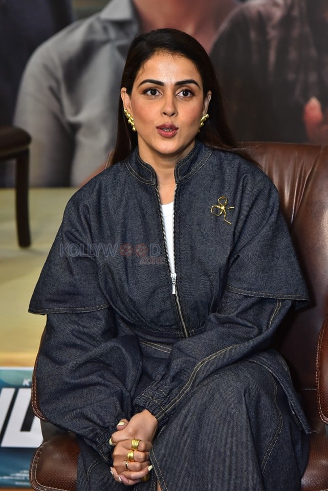 Actress Genelia at Junior Movie Interview Stills 09