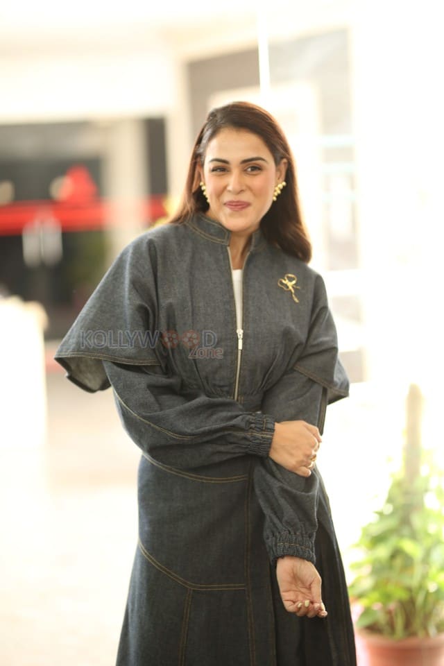 Actress Genelia at Junior Movie Interview Stills 15